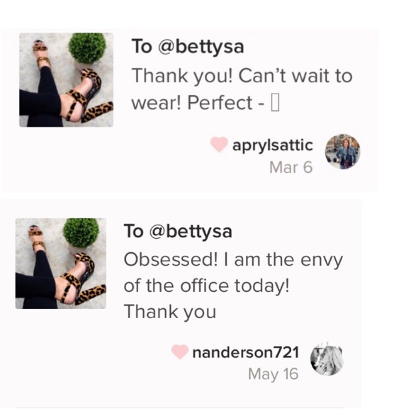 Leopard print faux suede heels - Picture 7 of 7